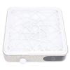 Nail Dust Suction Collector Silver Rhinestones Low Noise Nail Vacuum Cleaner Powerful Fan Vent with Reusable Filter for