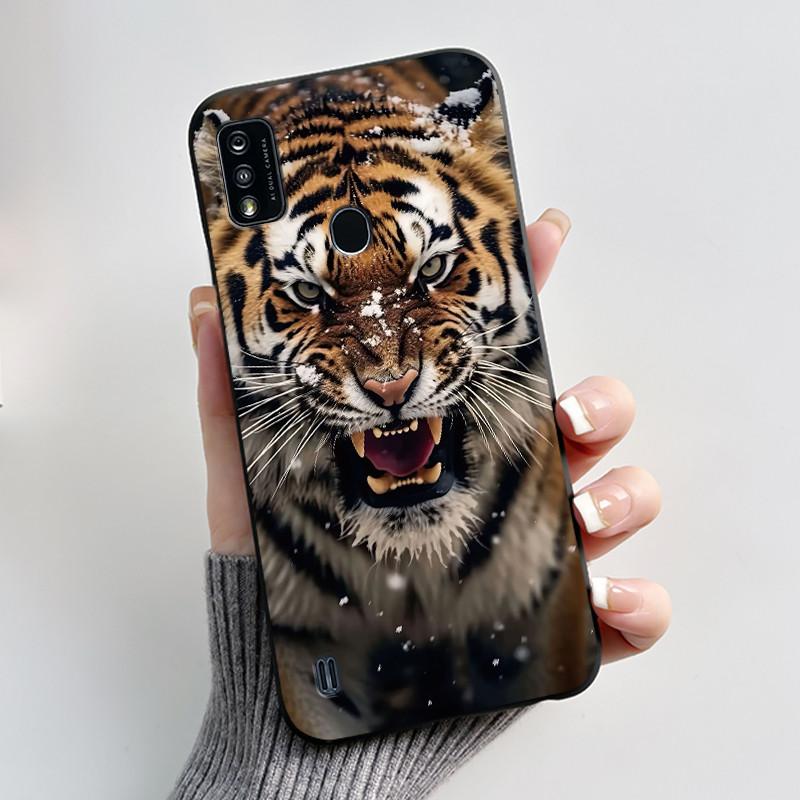 Phone Case For ZTE Blade A51/A7P Jelly Soft Black Cover New Stylish Pattern Dreamy Moon Sea ZTE Blade A51/A7P Casing ZTE Blade A51