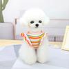Pet Dog  Ruffle Striped Skirts Vest for Bulldog Cat Sweet Spring Summer Party Slim Dress Puppy Skirt