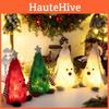 Christmas Tree Figurine With Led Lights For Holiday Decor And Festive Tabletop Display