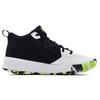 Under Armour Lockdown 5 Basketball Shoes White Black Lime Men 3023949-102