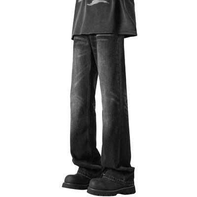 Kayiyasu Ausgestellte Jeans Gerade Beine Leicht Streetwear Lässig Uni Große Größen Stilvoll für und Herrenhosen, Hosen, Schlaghosen-Stil, Stil, Hosen,