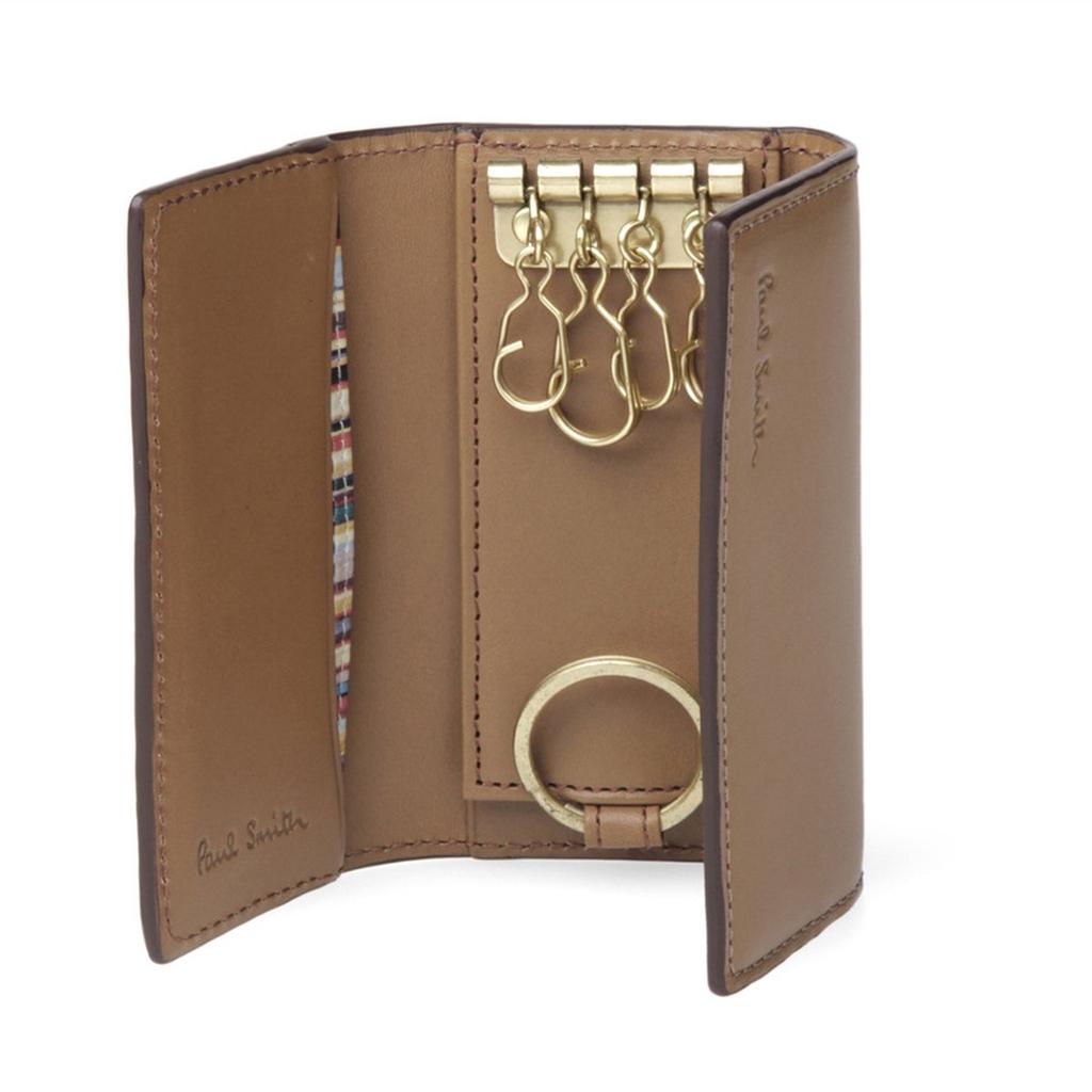 Old leather case camel with key ring [Paul Smith] 4-key [item]