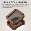 Sikai Wooden Stand for Mac Mini Pro with Dust High Heat and Convenient Design M4/M4 2024, Filter, Stability, Dissipation, Start-Up (Walnut)