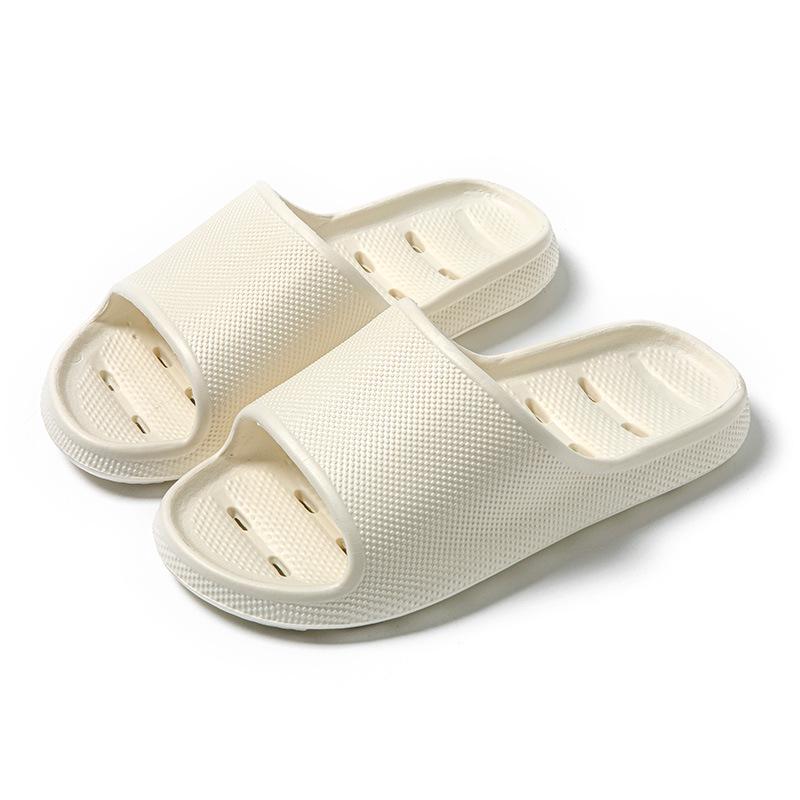 Women's Waterproof Summer Shower Slippers: Lightweight, Thick-Soled, Hollow Design for Men and Women's Outdoor or Home Wear.