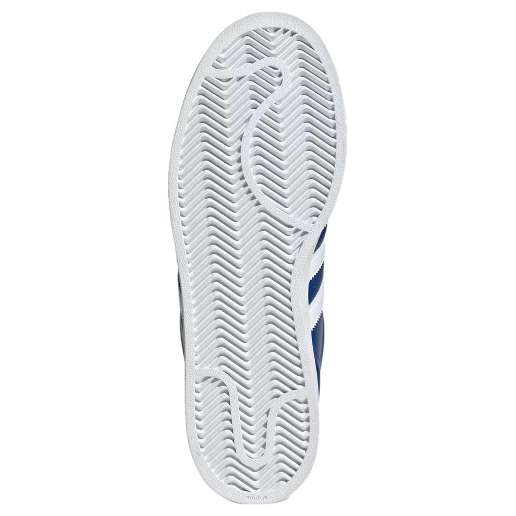 Adidas Originals Superstar 2 Leather Comfortable Versatile Low-Top Sneakers Unisex Sneakers Blue White JI0145