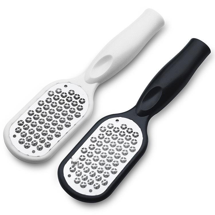Stainless Steel Callus Remover & Foot Scrubber with Lid