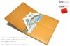 TOCHIGI LEATHER Passport Tochigi and Flap Short Holds Various Made in Japan with Carefully Selected Natural Natural Cowhide Leather Case, Leather,