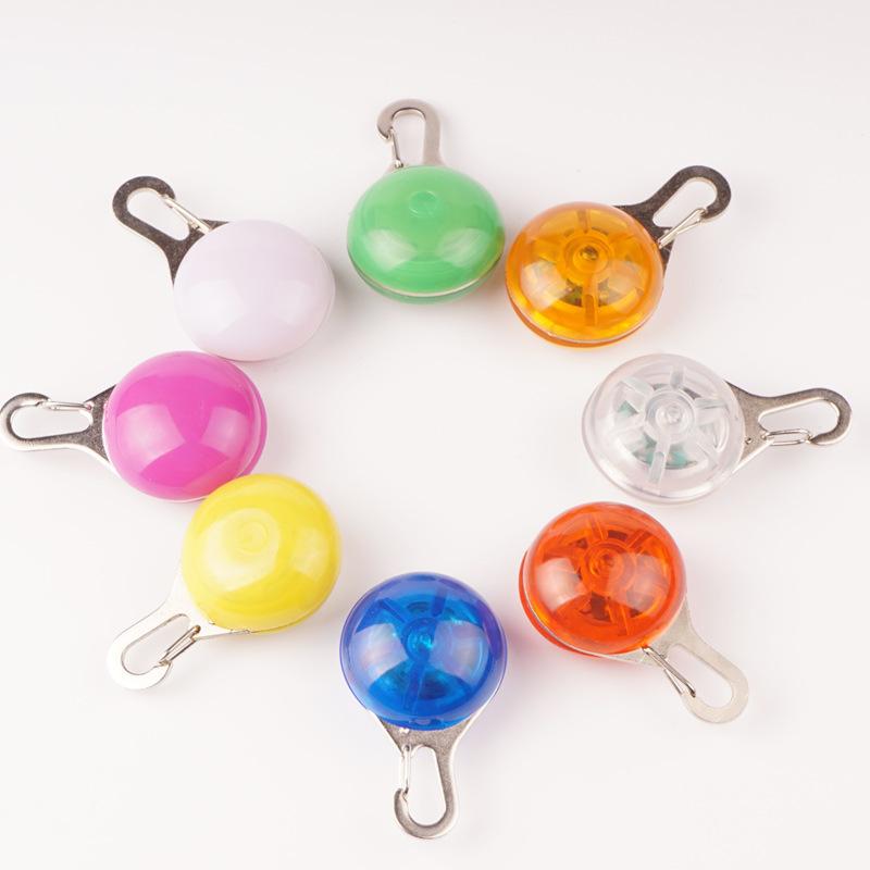 

Dog Nighttime Travel Anti-Lost Walking Dog Special Luminous Pendant Flashing Hanging Pendant Pet Accessories Tag Night Light оранжевый