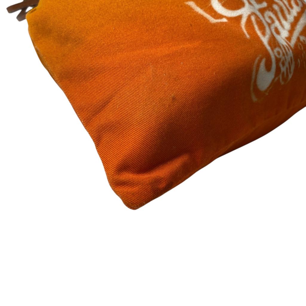 Pouzdro LOEWE z druhé ruky Oranžové/žluté bavlna/kůže Dámské