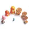 Animals Pattern Matryoshka Doll Toys Handmade Stacking Dolls Nesting Dolls  Kids Toy