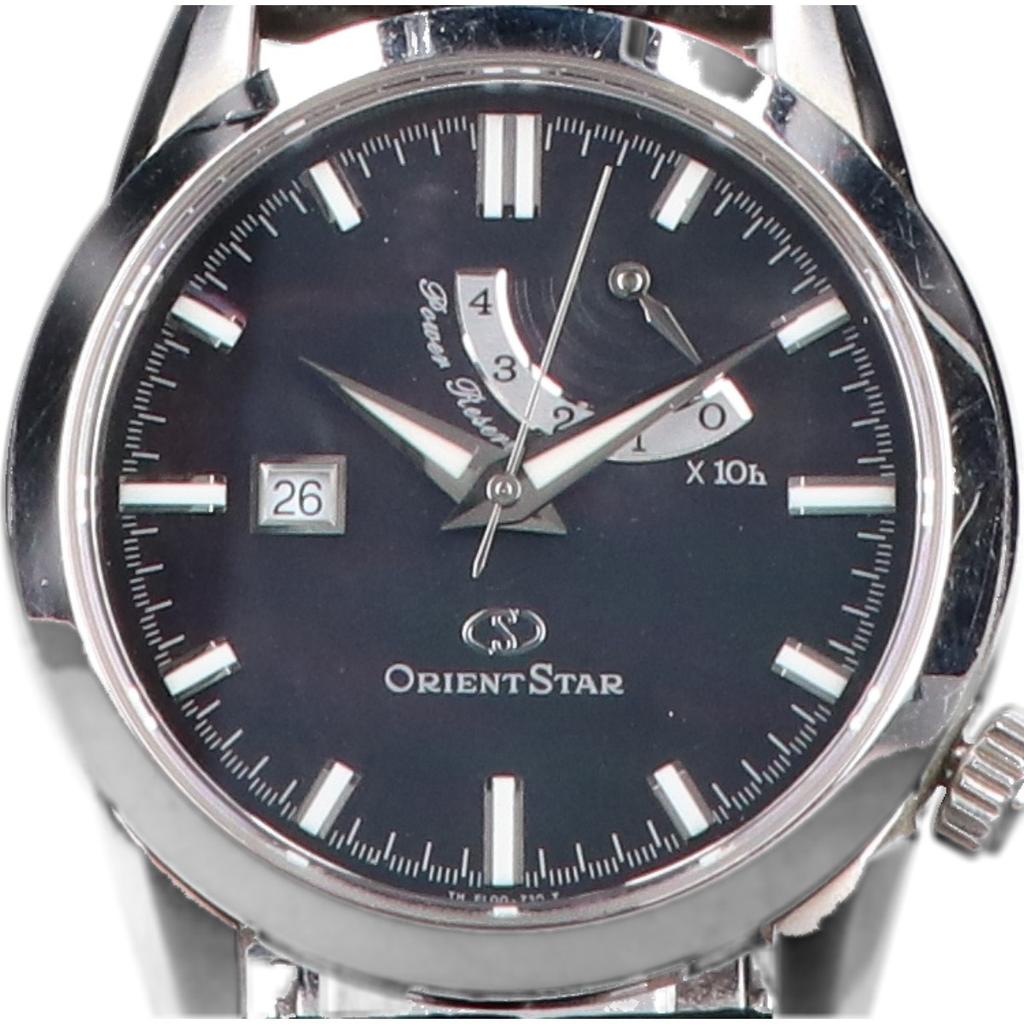 ORIENTSTAR EL00-C2 Orient Watch Workers' Union 50th Anniversary Model, Power Reserve, Date, Mechanical Automatic Watches Black / SilverUsed