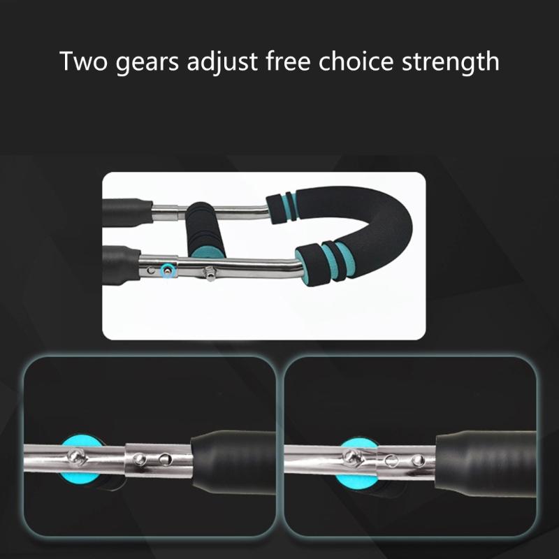 Arm Trainer Arm Exerciser Chest Expander Upper Body Strength Machine with Adjustable Resistance for Fitness Enthusiasts