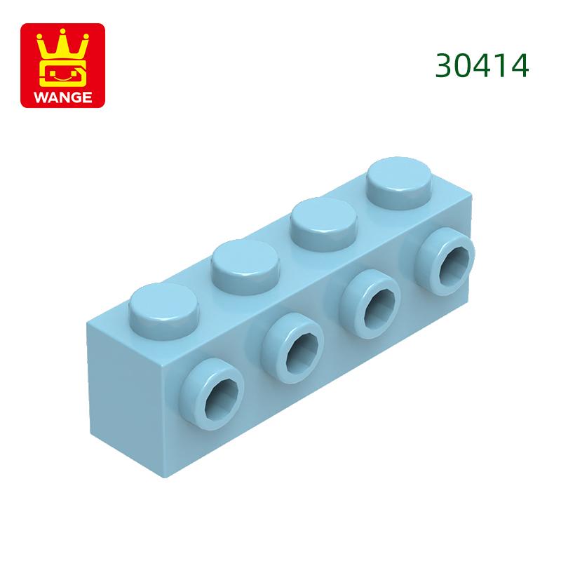 Non-Toxic 63Pcs/Lot 30414 Modified 1X4 With Studson Side Block Moc Color Accessories Compatible With Brick Diy Children Toy Assembly
