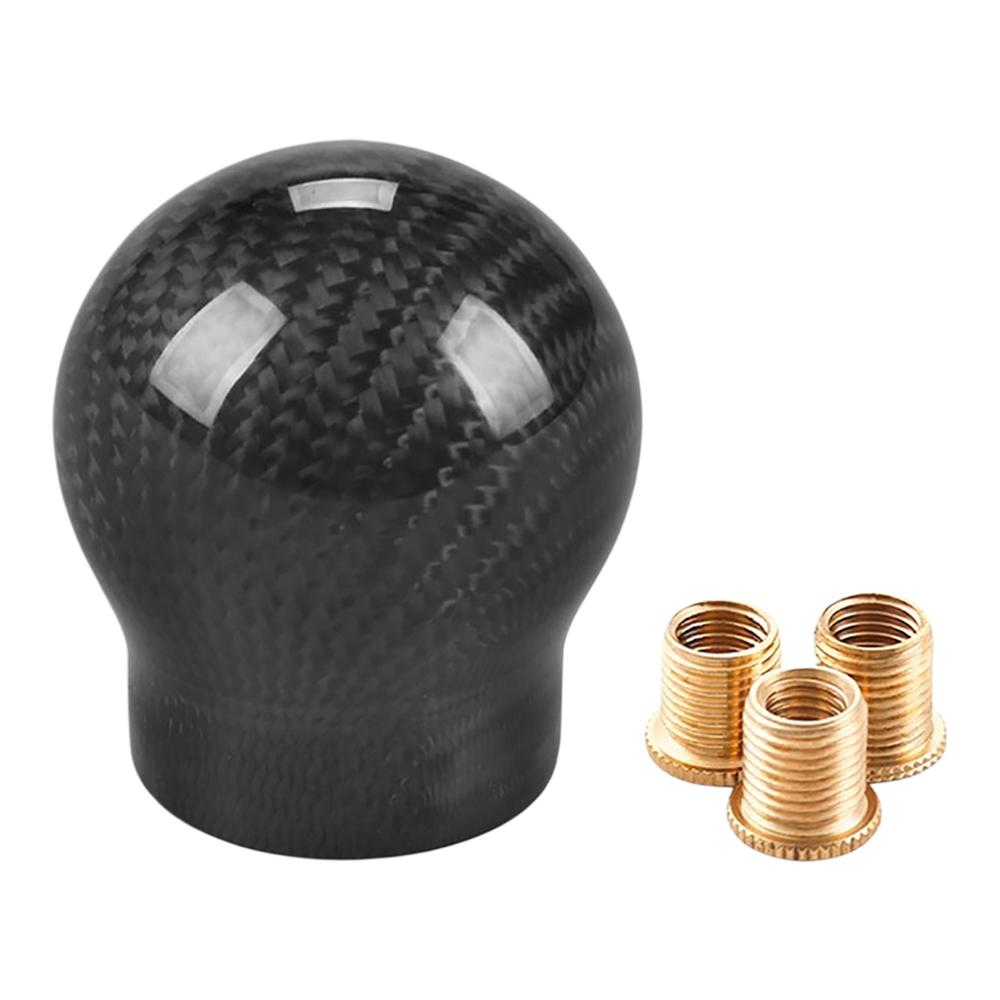 Universal carbon fiber shift knob, metal shift lever handle, 5-speed/6-speed shift lever head, RS ST GR gear shift head