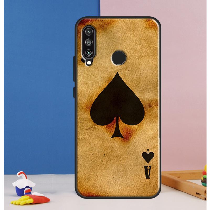 Ace of Spades Case For Huawei Nova 10 9 SE 8i 11i 12i 12s Y60 Y61 Y70 Y90 Y72 Y73 Y91 P60 Pro P30 P40 Lite