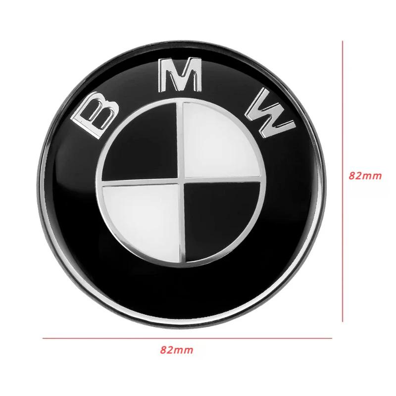 BMW M E46 E60 Ultra Durable Anti-Rust Waterproof 81mm BMW Hood Bonnet Logo Emblem Badge Front Exterior Parts BMW E36 E64 E85 E60 F10 F30 A1