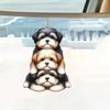 Acrylic Car Delightful Decor Cute Cartoon Pendant Ideal For Home And Accessories Bag
