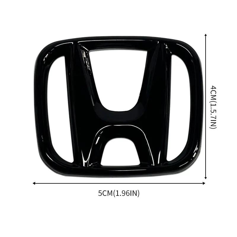 50x40mm ABS Car Steering Wheel Cover Emblems Stickers for Honda Envix Odyssey City Jazz Fit CRV Civic Accord Insight Jade Vezel