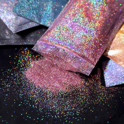 10G sypký jemný třpytivý reflexní gel lak Příslušenství na nehty Laserový holografický holografický hromadný třpytivý lesk na nehty Sparkly Pigment
