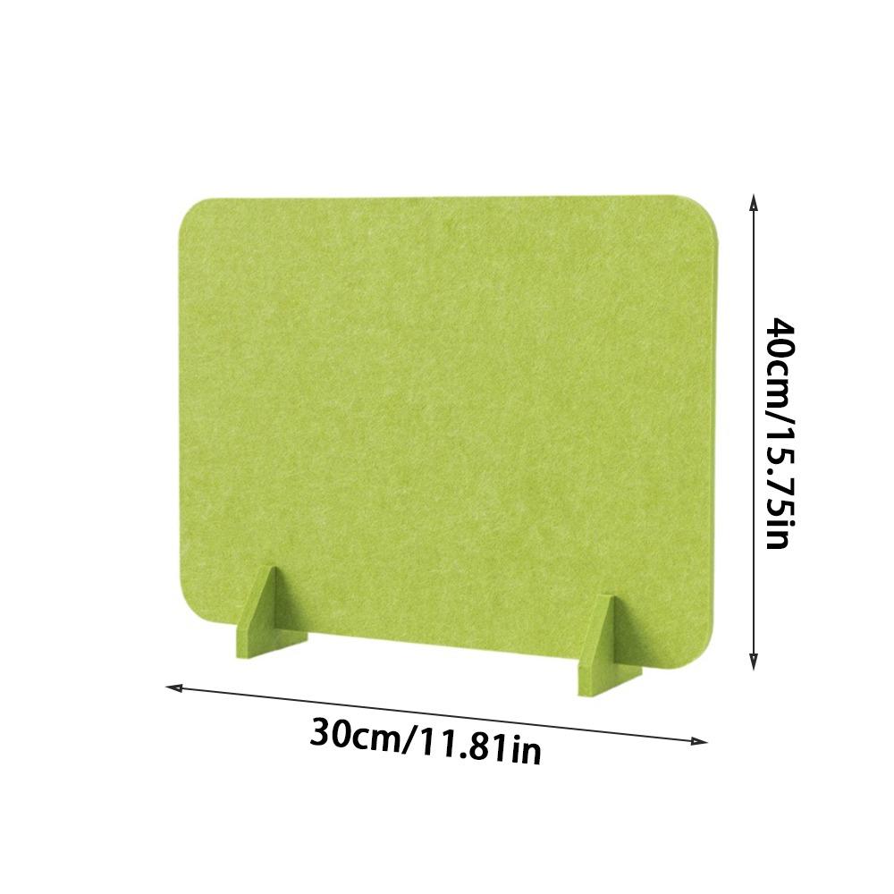 40x60cm Desk Screen Felt Baffle Anti-foam Sound-absorbing Partition Board Student Desk Polyester Fiber Isolation Board