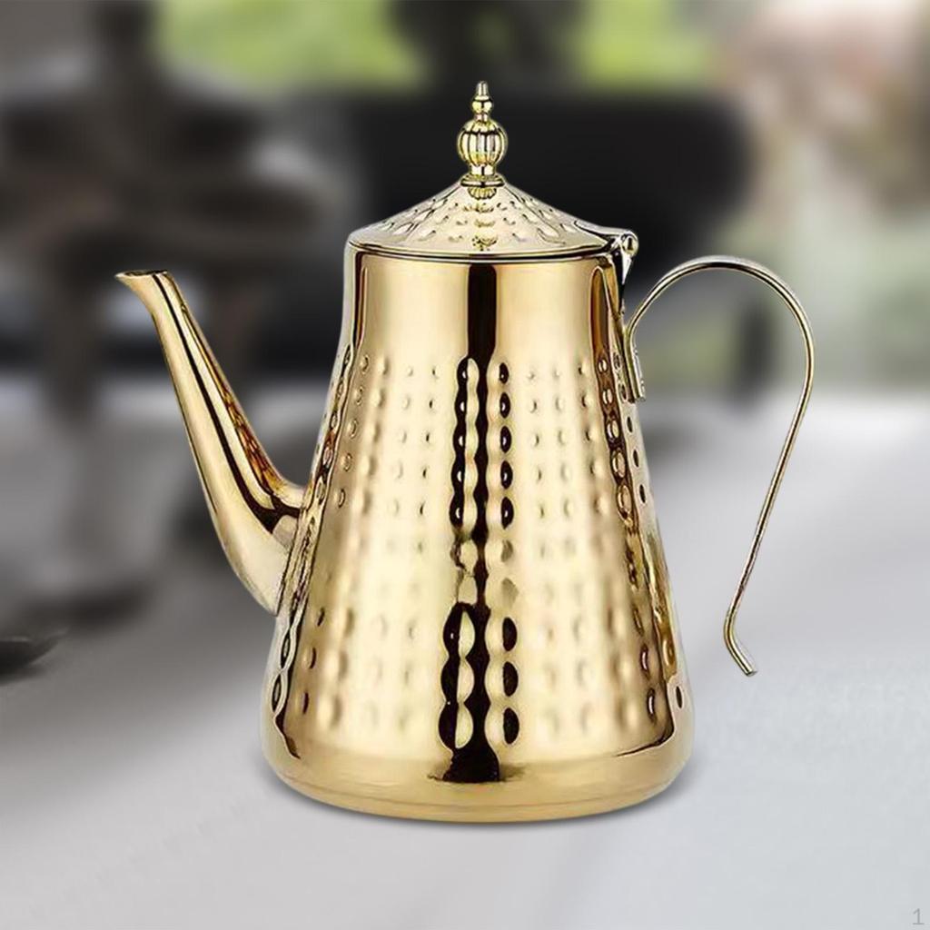 Stainless Steel Kettle for Loose Leaf Tea And Coffee Serving at Home Or Office