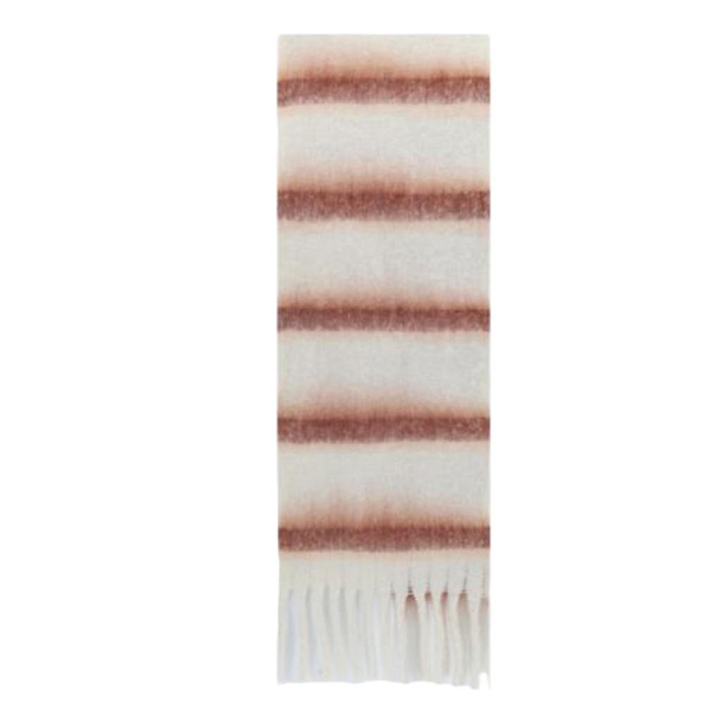 Autumn and winter atmosphere, high-end warm scarf, women's winter thickened color scarf, scarf, fashionable outer shawl