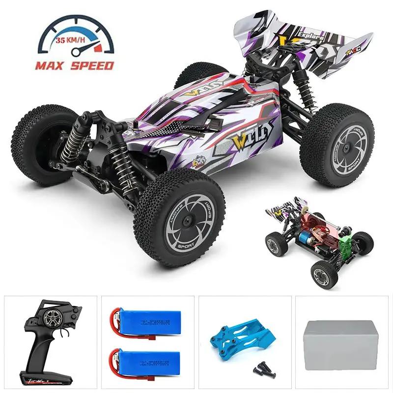 WLtoys 144010 75KM/H 2.4G RC Car Brushless 4WD Electric High Speed Off-Road Remote Control Drift Toys for Children Racing