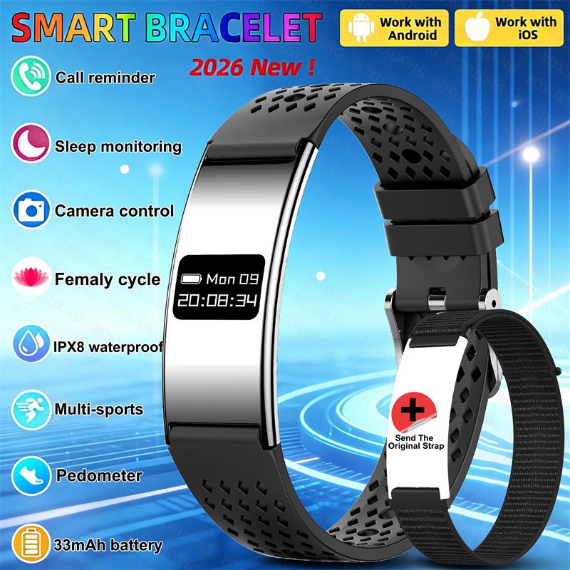 

Ultra-thin 2.88mm Women Smart Bracelet Heart Rate Sleep Monitor Health Smart Band Waterproof Sports Fitness Tracker Smartwatch Ultra-thin 2.8mm