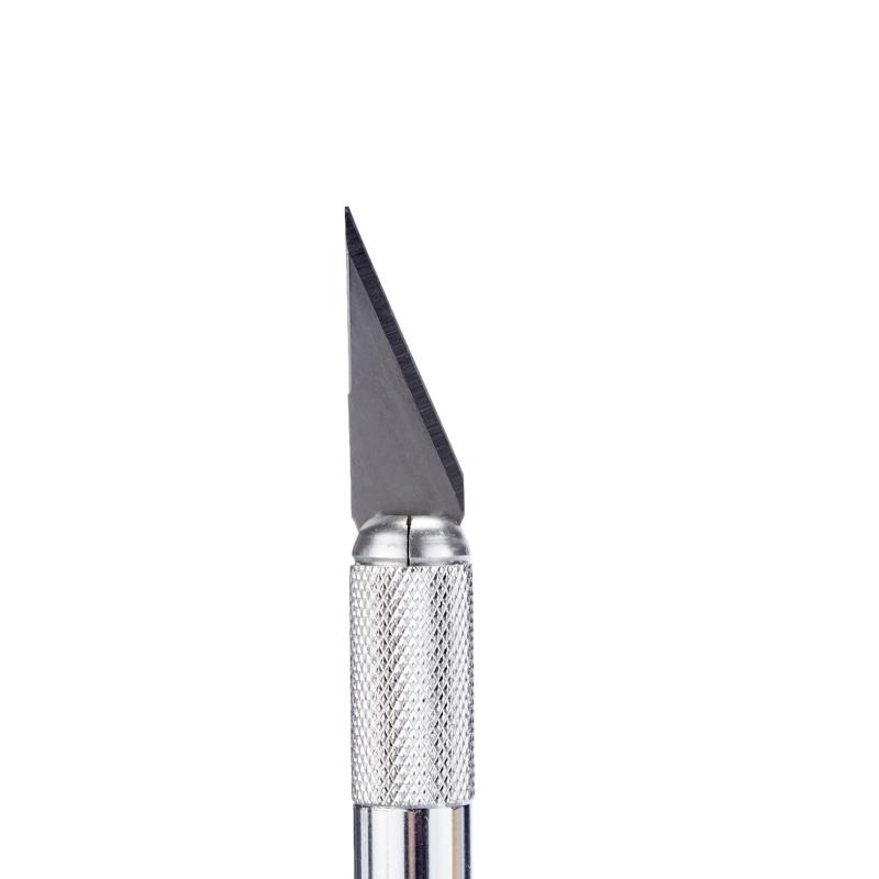 Chisel with Metal Handle and Replaceable Blades Precision Knife, for Medium Cutting and Trimming