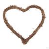 Ghirlanda di Rattan a Forma di Cuore Secco Decorazione da Appendere a Porta/Parete Decorazione per Festival/Matrimonio