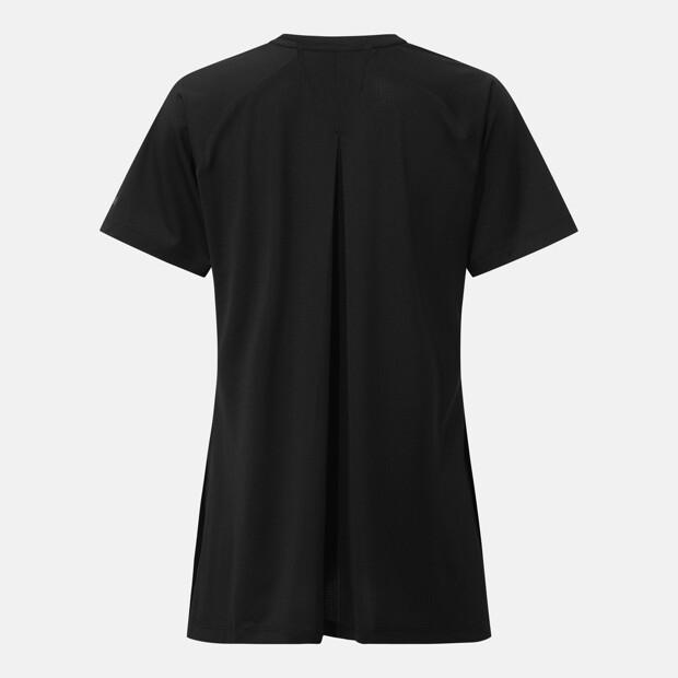DESCENTE Women'S Hip Cover Short Sleeve T-Shirt Black Sr122Pts21