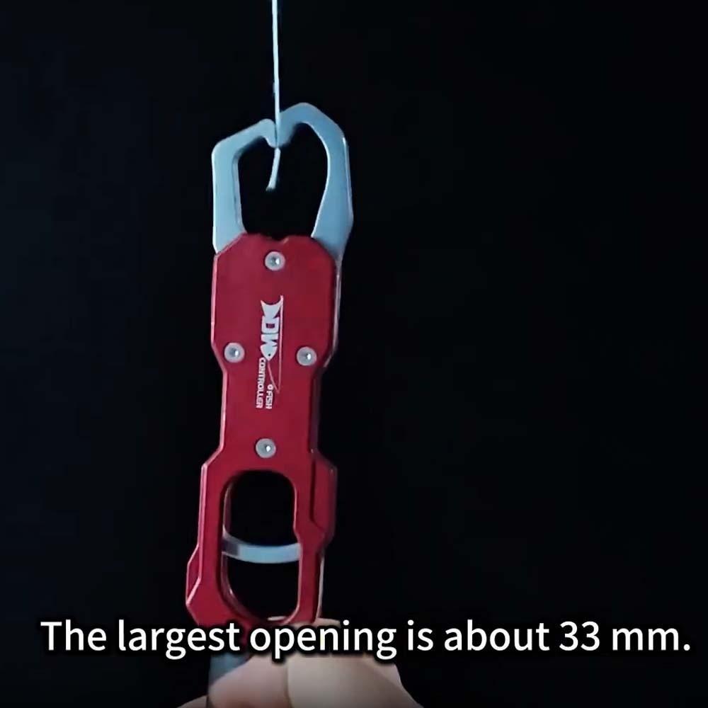 Aluminum Zinc Zinc Alloy Fishing Lip Grip Long Handle Fishing Beak Grip Fish Controller  Recover Line
