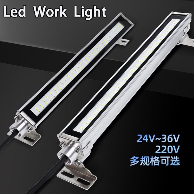 Newest 24V/220V Led Machine Tool Work Light Waterproof Oil-proof Explosion-proof Lamp CNC Lathe Lighting Lamp Aluminum Alloy Hot