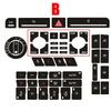 Button Repair Decal Sticker Door Lock Window A/C Repair Stickers Set For A4 B6 B7 For ESP Headlight Adjust Button Decals Vinyl