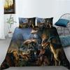 Dinosaur Series Polyester Bedding Two-Piece Set Digital Printing