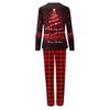 Christmas Prints Family Matching Long Sleeve Tops+Pants Set Family Matching Sets