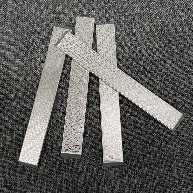 2026 New Aluminum Base Honeycomb Diamond Sharpening Stone, Portable Outdoor Sharpener Fixed Angle Knife Sharpener Accessories