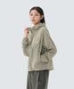 Snowpeak Apparel Root Women'S Pocket Windbreaker (S26Mwrwb61) Khaki Gray