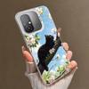 Schwarze Katze Ästhetik Muster Stoßfeste Handyhülle für Xiaomi Poco X7 X6 X5 X3 Pro F7 Ultra M8 Redmi 15C 15 14C 13C 12C 10C 13 12