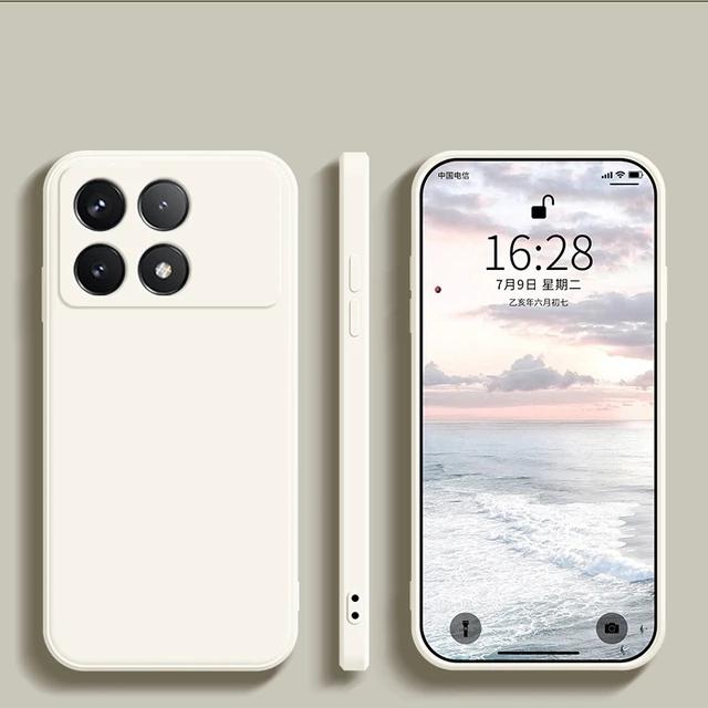 

Poco X6 Pro Case Luxury Liquid Silicone Soft Case для Xiaomi Poco X6 Pro Poco X 6 Pro X6Pro Pocox6 Pro 5G протиударна задня кришка For Poco X6 Pro