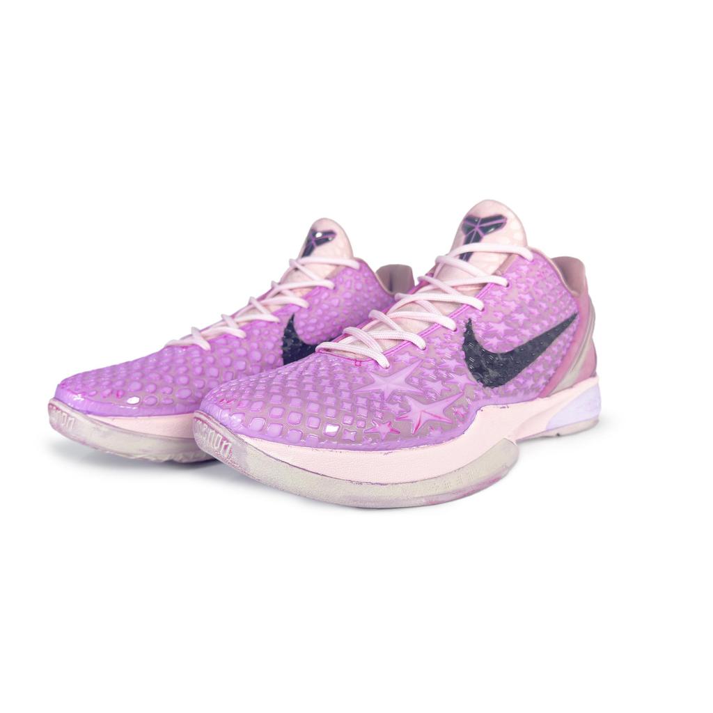 Nike Zoom Kobe 6 Slip Resistant Anti Rollover Low top Basketball Shoes Men's Purple FQ3546-100(Team258-10)