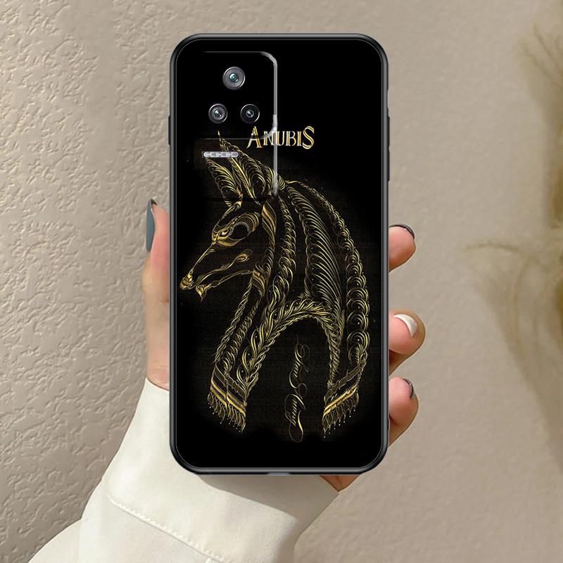 Egypt Nefertiti Anubis Ankh Case For Xiaomi 13T 14T 15T Pro 14 15 Ultra 17 Pro Max POCO F8 F7 F5 F6 X3 X5 X6 X7 Pro Cover