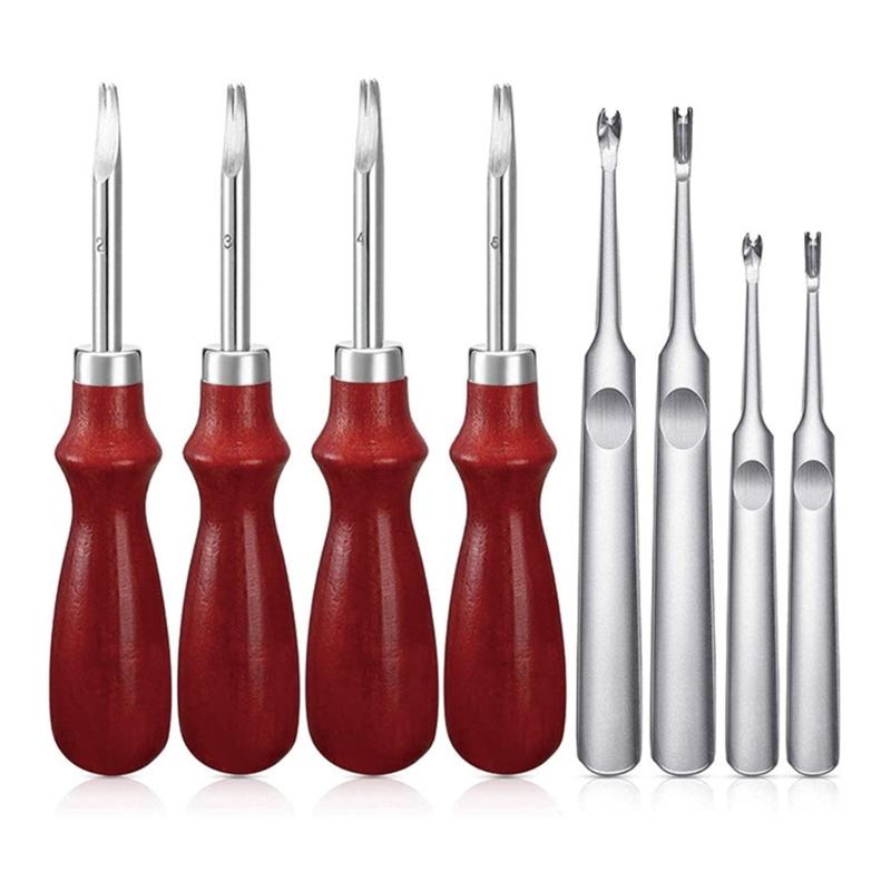 Leather Edging Skiving Beveler Metal Leather Skiver Tool Leather Cutting Trimmer Tool Wood Leather Edging Burnisher