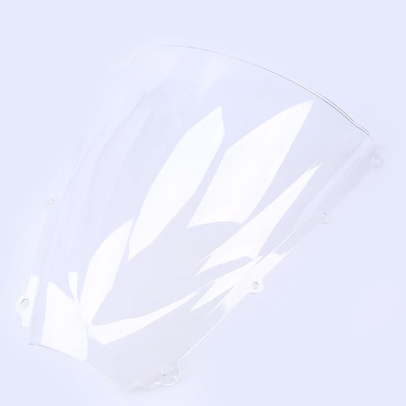 Motorcycle Windscreen Double Bubble Windshield Deflector Transparent Tan Clear for Triumph Daytona 675 2006-2008