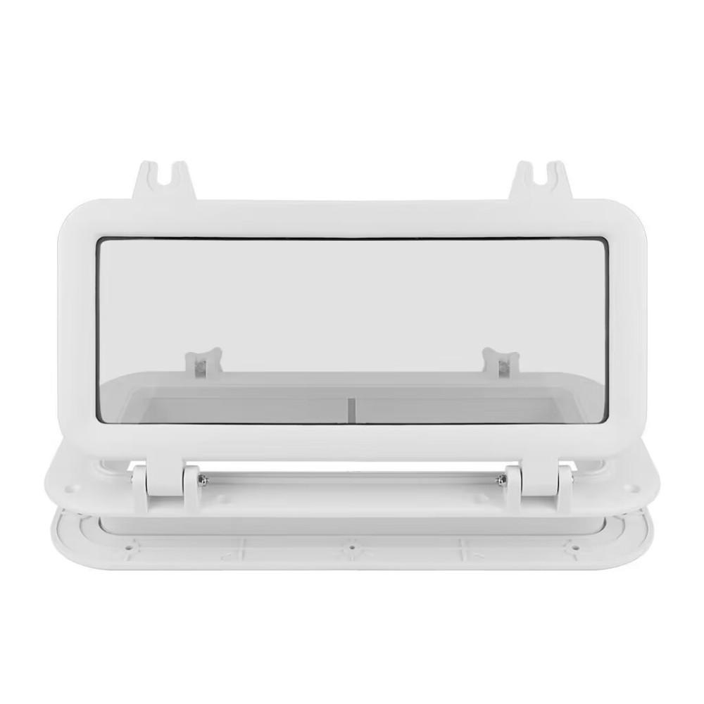 

Морской морской яхта Караван Иллюминатор ABS Прямоугольный иллюминатор Световой люк Окно лодки Декоративное окно Водонепроницаемое окно белый