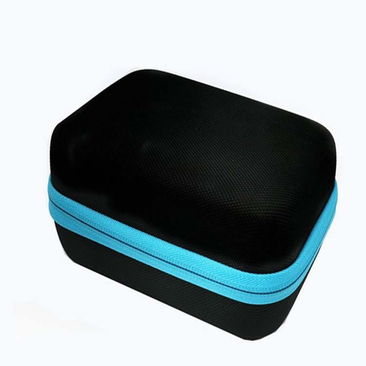 Ütésálló utazótáska 15 ml doTERRA illóolajokhoz, 12 rekeszes hordozható tároló és kozmetikai rendszerező, Melaleuca kompatibilis. 12 compartment storage kék