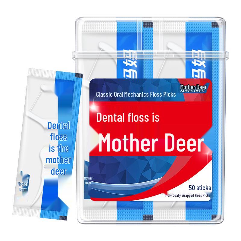 

Зубная нить Deer Mom в индивидуальной упаковке для чистки зубов