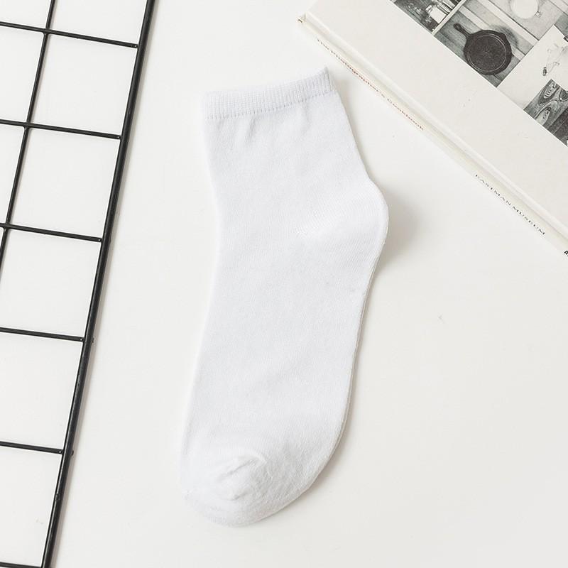 BMW Socks for men and women, spring and summer short socks, men's anti-odor and sweat-absorbent white socks, short socks for women