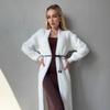 Mink Velvet Long Cardigan Sweater for Women, Loose Loose Lazy Style for Autumn and Winter, Fluffy and Soft, Layered with a Knit Jacket